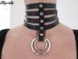 Preview: Gothic Halsband "Fetish Rings"