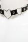 Preview: Halsband mit Herz und Nieten