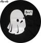 Preview: Damen T-Shirt Baumwolle Aufdruck "Boo?"