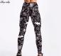 Preview: Black Leggings "Halloween Style" 3D Bild Hose