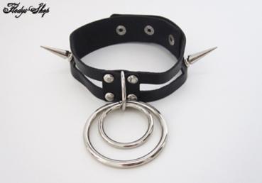 Nietenhalsband "Hard Rings"