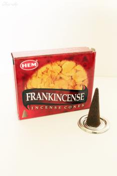 HEM Frankincense Räucherkegel + Metalluntersetzer