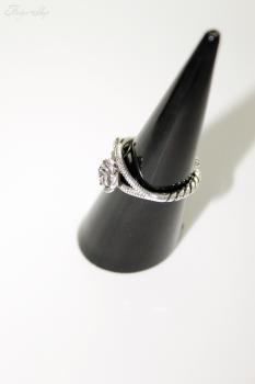 Black Rose Fingerring Gothic Stil