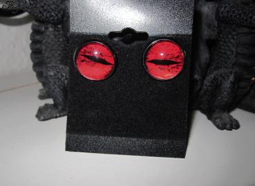 Ohrstecker red Love Eye