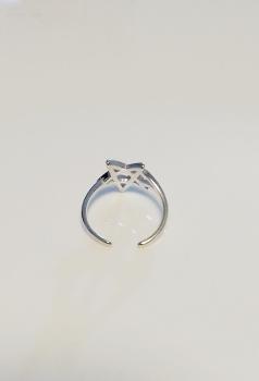 Pentagramm Ring 925er Silber