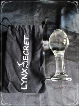 Analdildo Glas mit Tropfenform