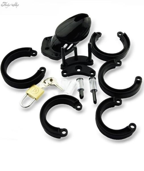 Black Plastic CB6000 s Peniskäfig