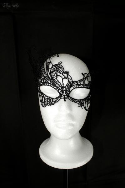 Gesichtsmaske mit Spitze "Mona"