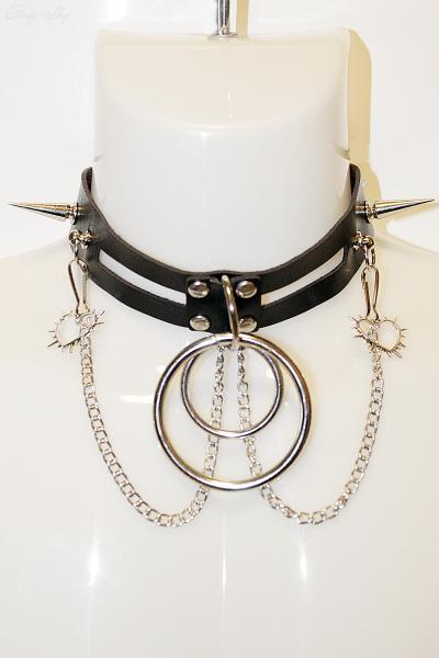 Nietenhalsband "Hard Rings"