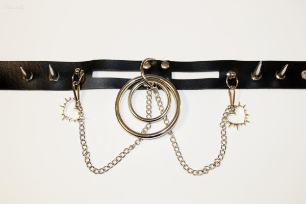 Nietenhalsband "Hard Rings"