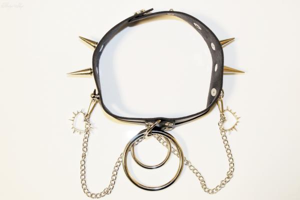 Nietenhalsband "Hard Rings"