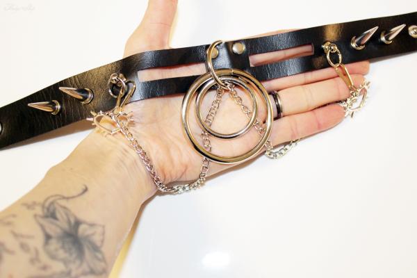 Nietenhalsband "Hard Rings"