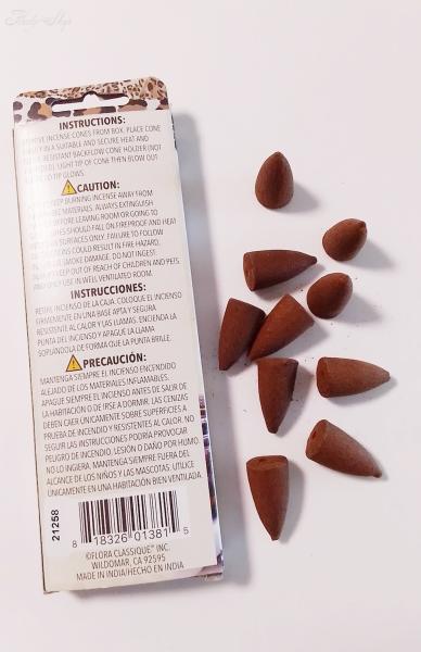 Blackflow Cones 20 Stück MYRRH - Rückflussräucherkegel