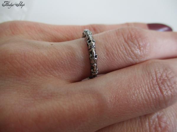 Silver Skull Ring