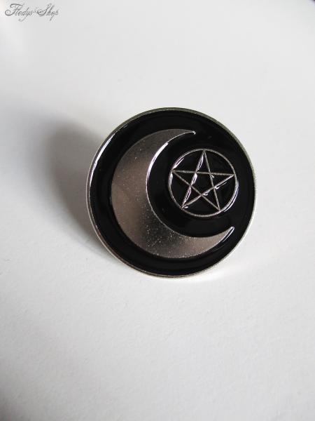 Anstecker Pin "Moonpenti" Metall Brosche