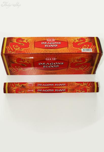 HEM Räucherstäbchen DRAGONS BLOOD handgerollt