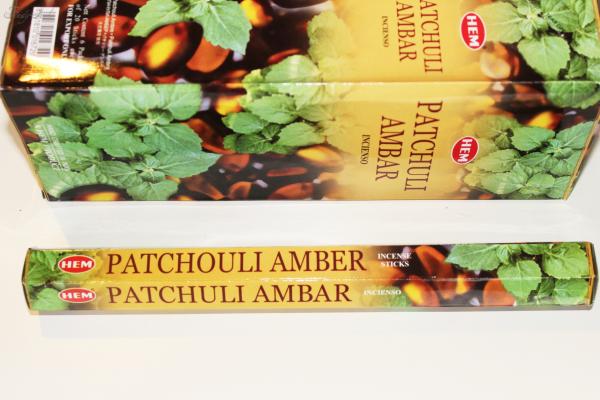 HEM Räucherstäbchen Patchouli Amber