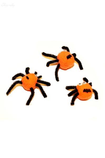 3 Halloween Fledy-Spinnen