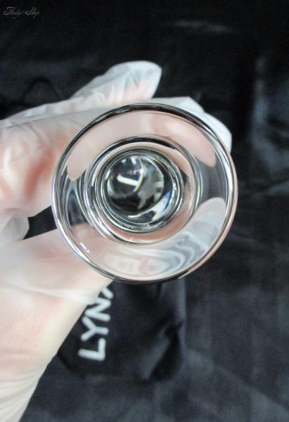 Analdildo Glas mit Tropfenform