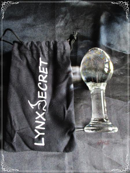 Analdildo Glas mit Tropfenform