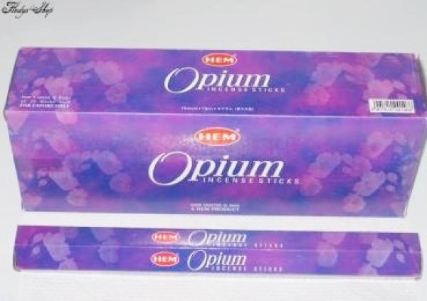 HEM Räucherstäbchen OPIUM handgerollt