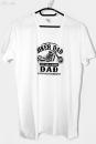 T-Shirt "Biker Dad" weiß